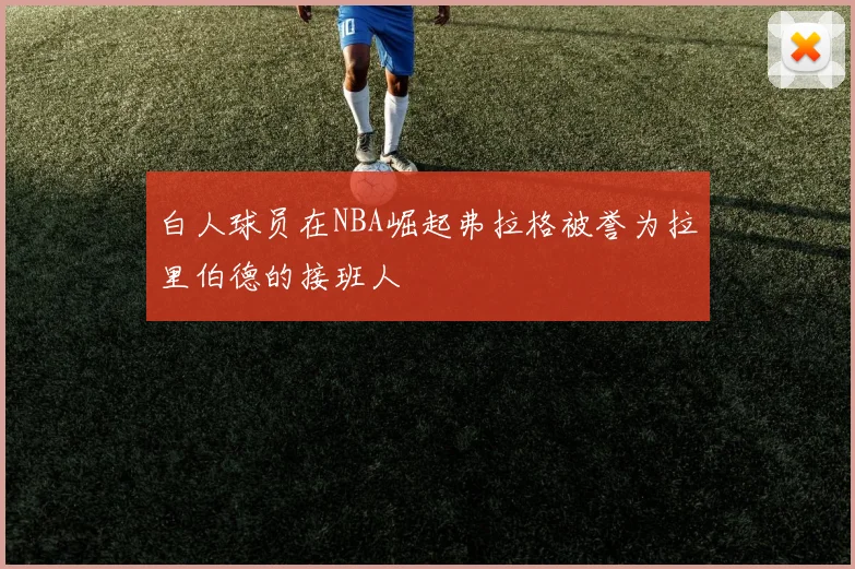 白人球员在NBA崛起弗拉格被誉为拉里伯德的接班人
