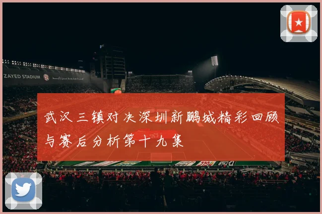 武汉三镇对决深圳新鹏城精彩回顾与赛后分析第十九集